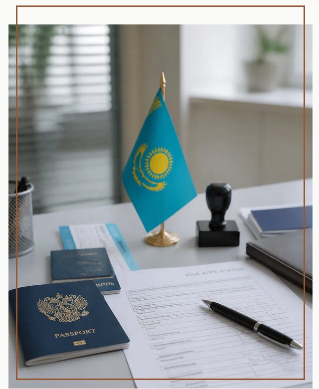Оформление визы в Казахстан для поездки и работы в Саратове